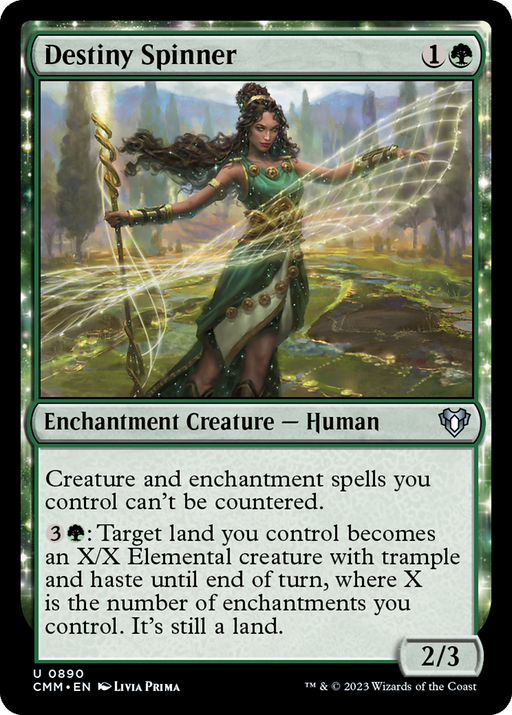 Destiny Spinner (CMM-890) [Commander Masters] MTG Single Wizards of the Coast