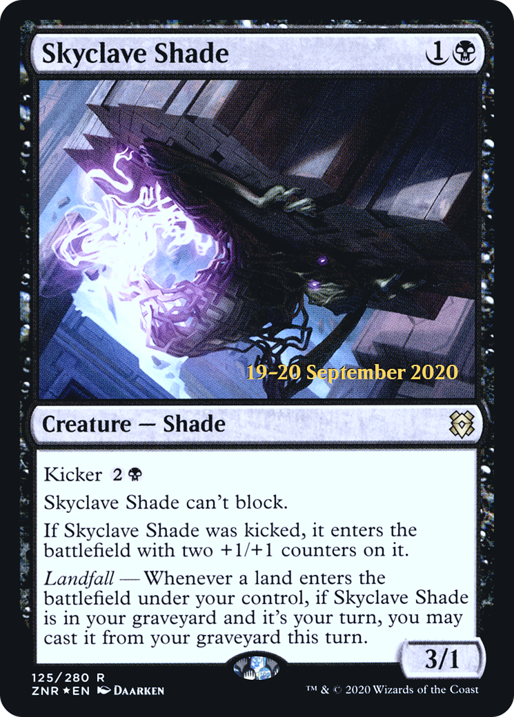 Skyclave Shade (PRE-125) [Zendikar Rising Promos] Foil MTG Single Wizards of the Coast