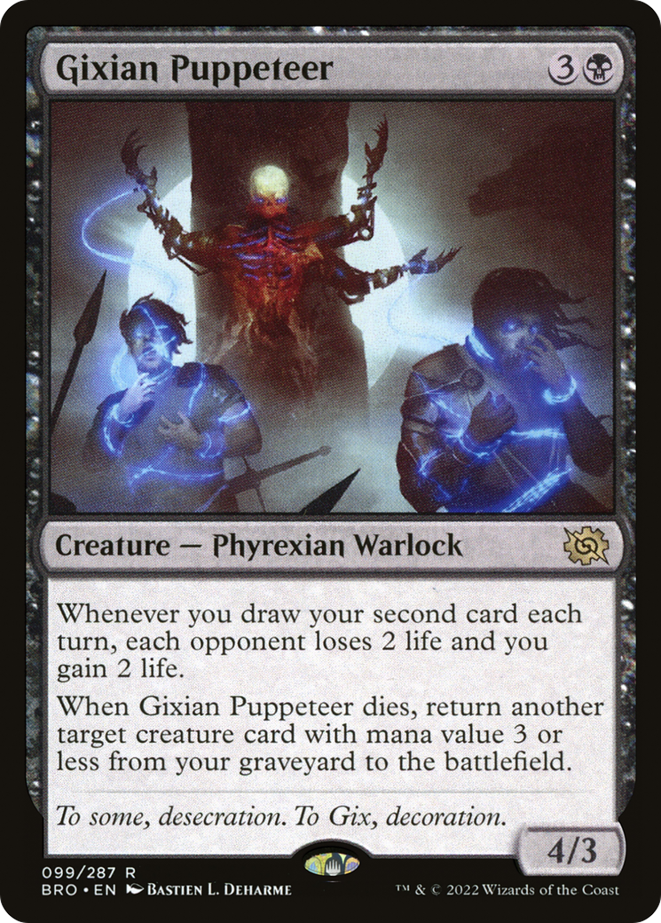 Gixian Puppeteer (BRO-099) [The Brothers' War] MTG Single Wizards of the Coast