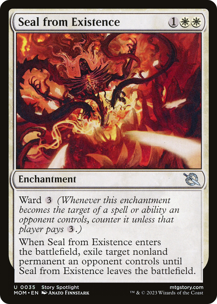Seal from Existence (MOM-035) [March of the Machine] Foil MTG Single Wizards of the Coast