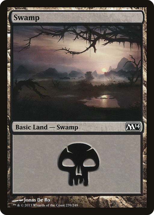 Swamp (239) (M14-239) [Magic 2014] MTG Single Wizards of the Coast