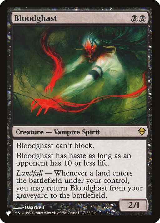 Bloodghast (LIST-83/249) [Mystery Booster] The List MTG Single Wizards of the Coast