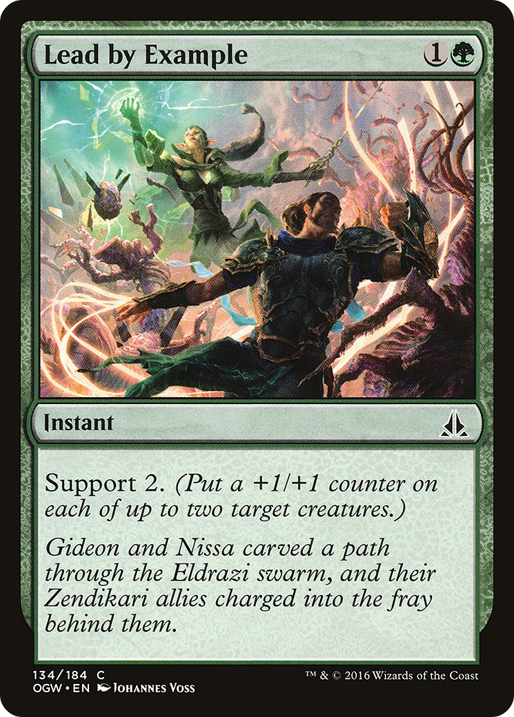 Lead by Example (OGW-134) [Oath of the Gatewatch] MTG Single Wizards of the Coast
