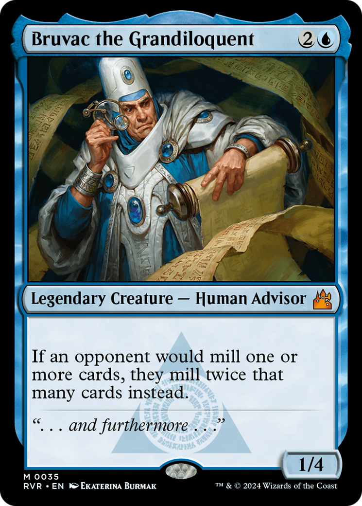 Bruvac the Grandiloquent (RVR-035) [Ravnica Remastered] Foil MTG Single Wizards of the Coast