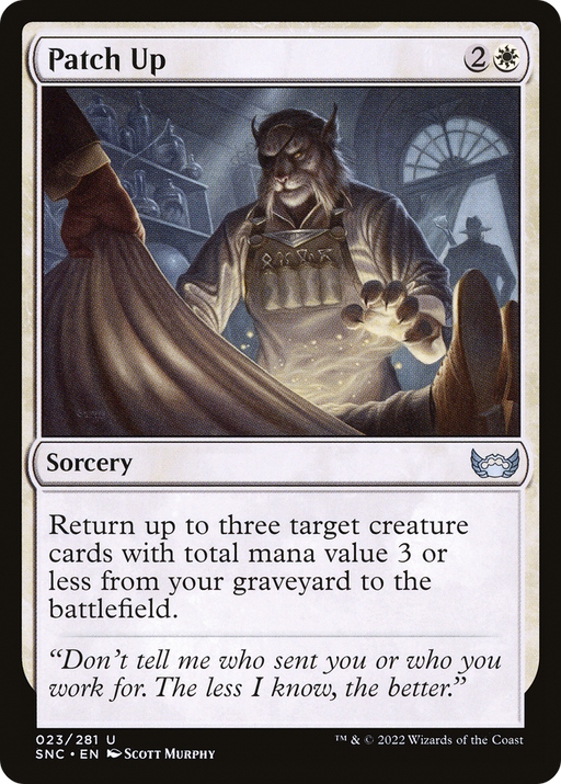 Patch Up (SNC-023) [Streets of New Capenna] Foil MTG Single Wizards of the Coast
