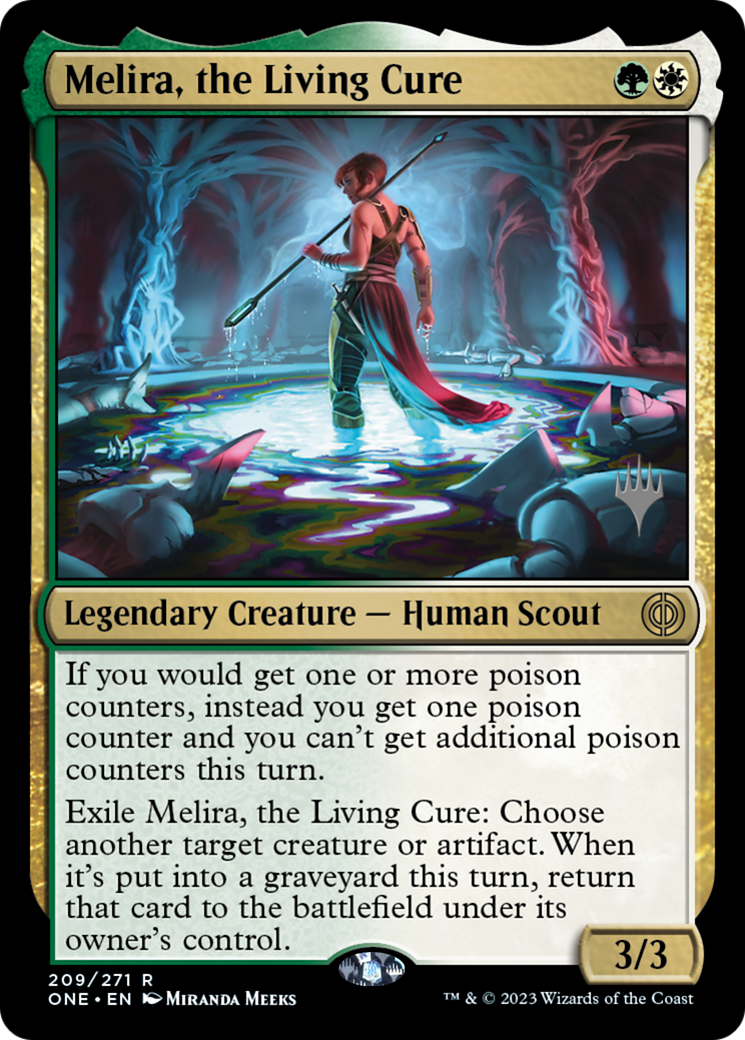 Melira, the Living Cure (PPONE-209P) [Phyrexia: All Will Be One Promos] MTG Single Wizards of the Coast