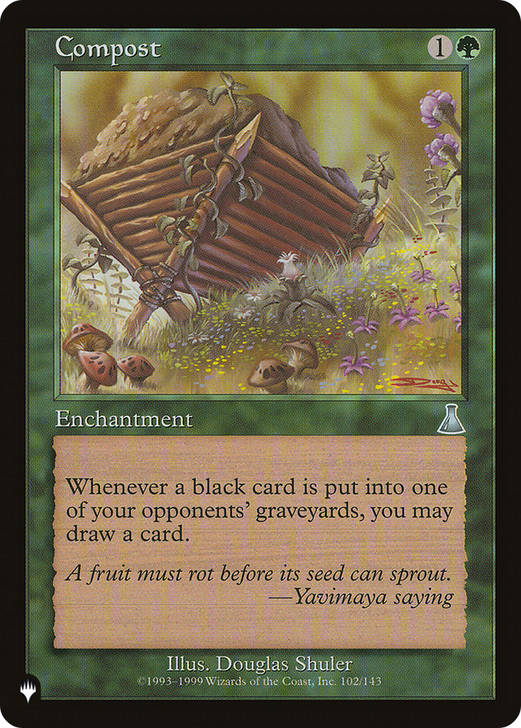 Compost (LIST-102/143) [Mystery Booster] The List MTG Single Wizards of the Coast