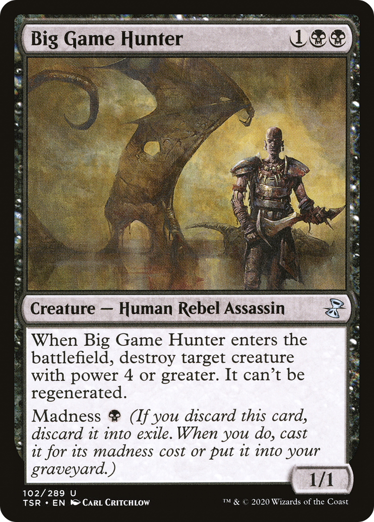 Big Game Hunter (TSR-102) [Time Spiral Remastered] MTG Single Wizards of the Coast