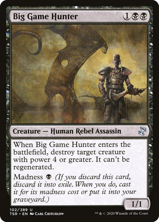 Big Game Hunter (TSR-102) [Time Spiral Remastered] Foil MTG Single Wizards of the Coast