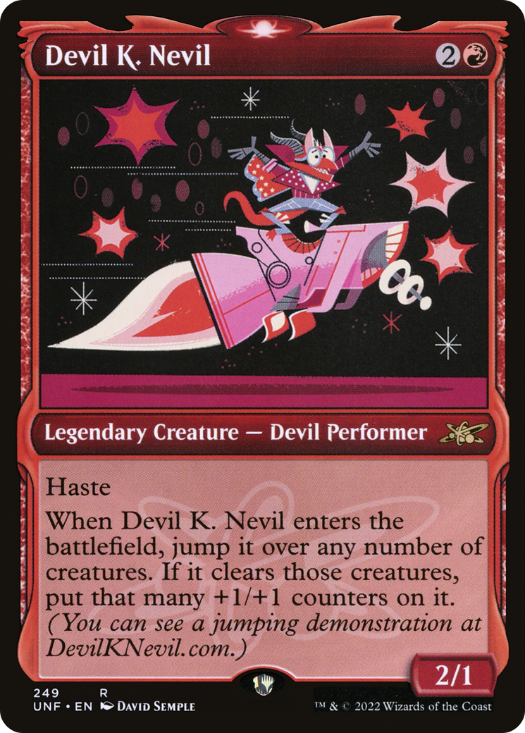 Devil K. Nevil (UNF-249) [Unfinity] (Showcase) MTG Single Wizards of the Coast
