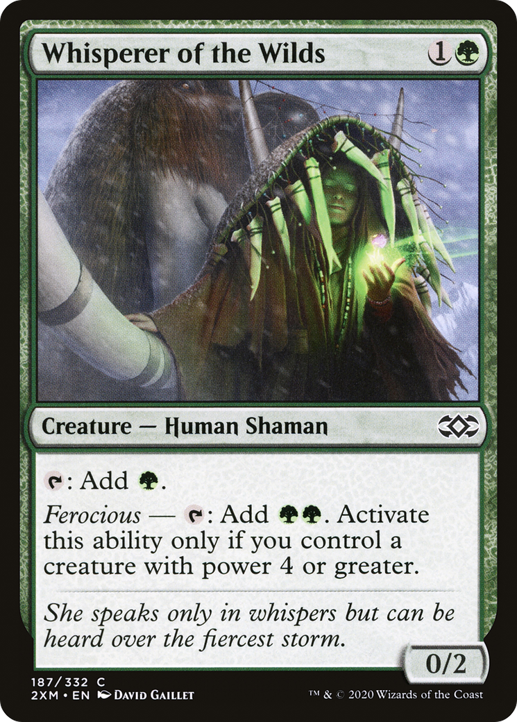 Whisperer of the Wilds (2XM-187) [Double Masters] MTG Single Wizards of the Coast