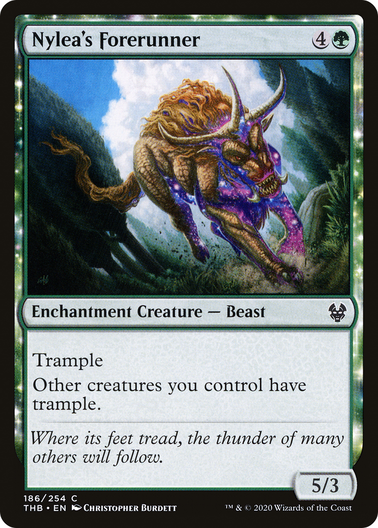 Nylea's Forerunner (THB-186) [Theros Beyond Death] Foil MTG Single Wizards of the Coast