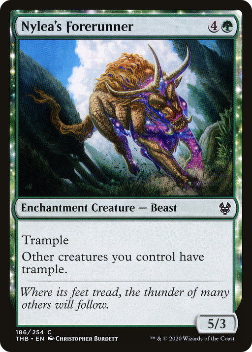 Nylea's Forerunner (THB-186) [Theros Beyond Death] Foil MTG Single Wizards of the Coast