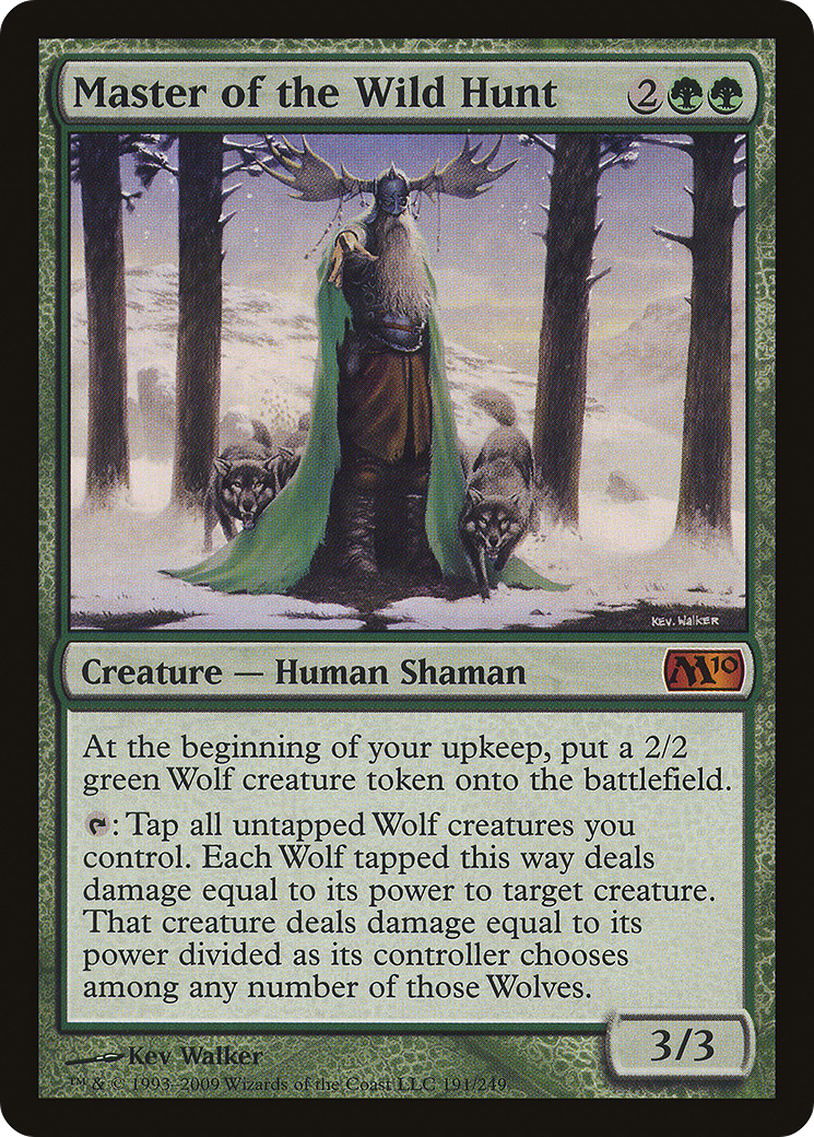 Master of the Wild Hunt (M10-191) [Magic 2010] Foil MTG Single Wizards of the Coast