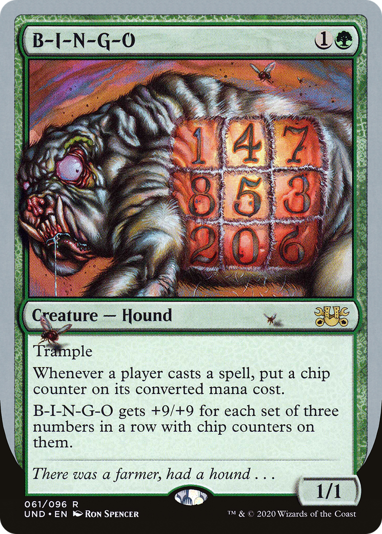 B-I-N-G-O (UND-061) [Unsanctioned] MTG Single Wizards of the Coast