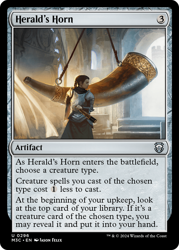 Herald's Horn (M3C-296) [Modern Horizons 3 Commander] MTG Single Wizards of the Coast