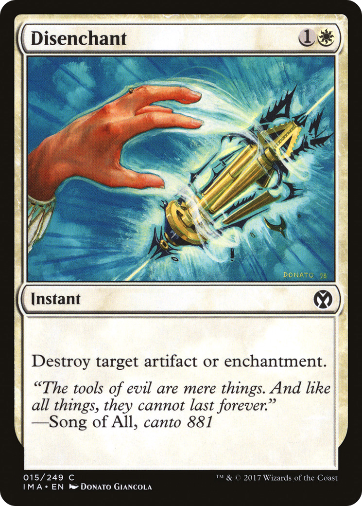 Disenchant (IMA-015) [Iconic Masters] Foil MTG Single Wizards of the Coast