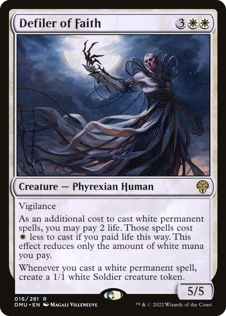 Defiler of Faith (DMU-016) [Dominaria United] Foil MTG Single Wizards of the Coast