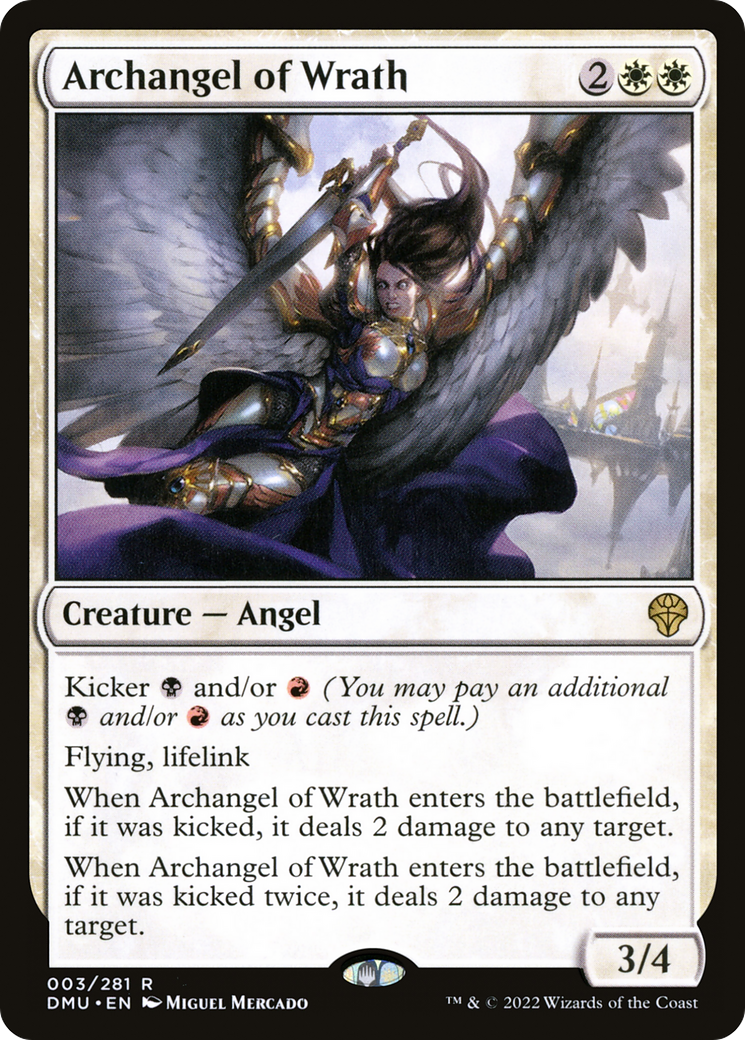 Archangel of Wrath (DMU-003) [Dominaria United] MTG Single Wizards of the Coast