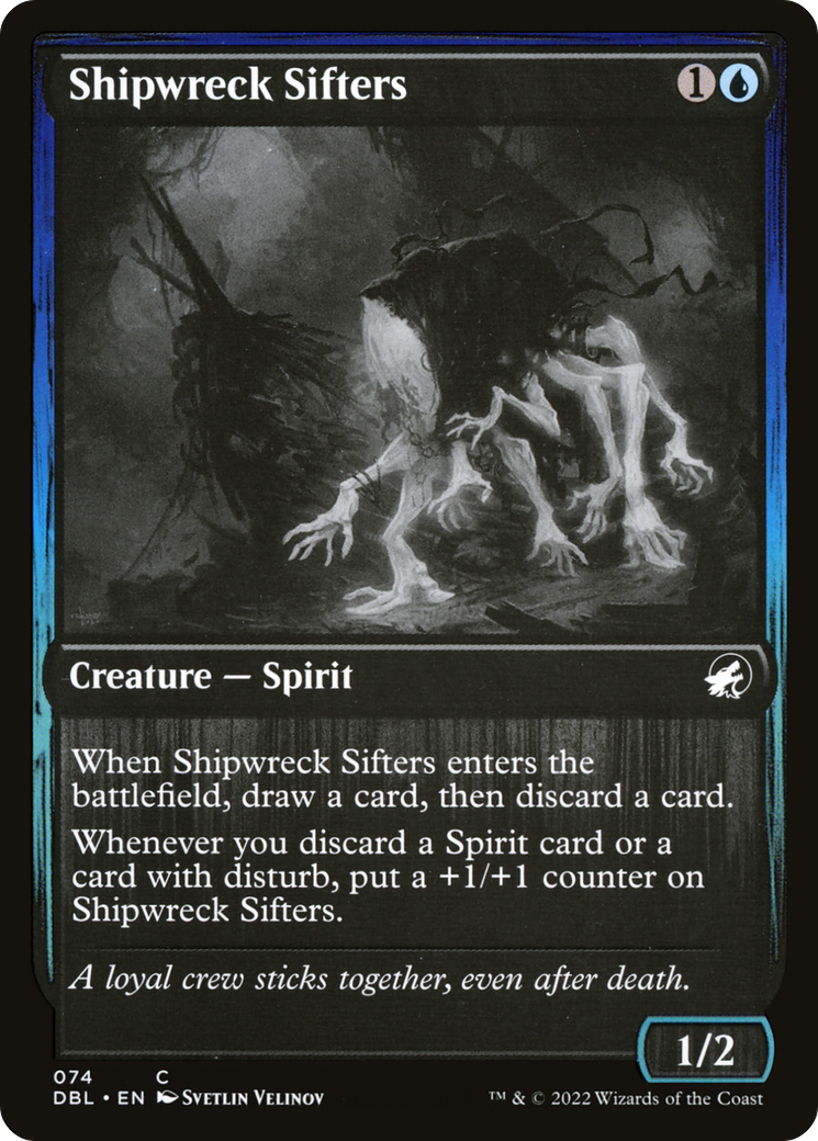 Shipwreck Sifters (DBL-074) [Innistrad: Double Feature] Foil MTG Single Wizards of the Coast