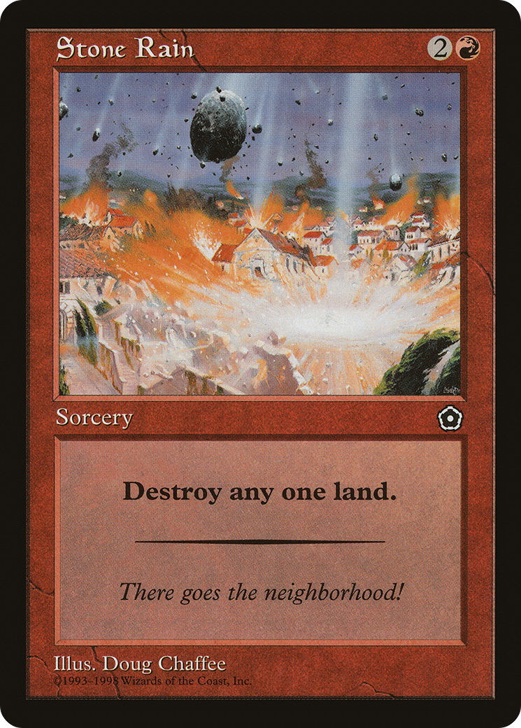 Stone Rain (P02-) [Misc] Portal Second Age MTG Single Wizards of the Coast