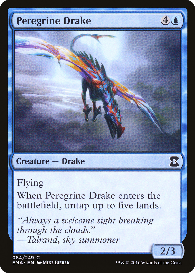 Peregrine Drake (EMA-064) [Eternal Masters] Foil MTG Single Wizards of the Coast