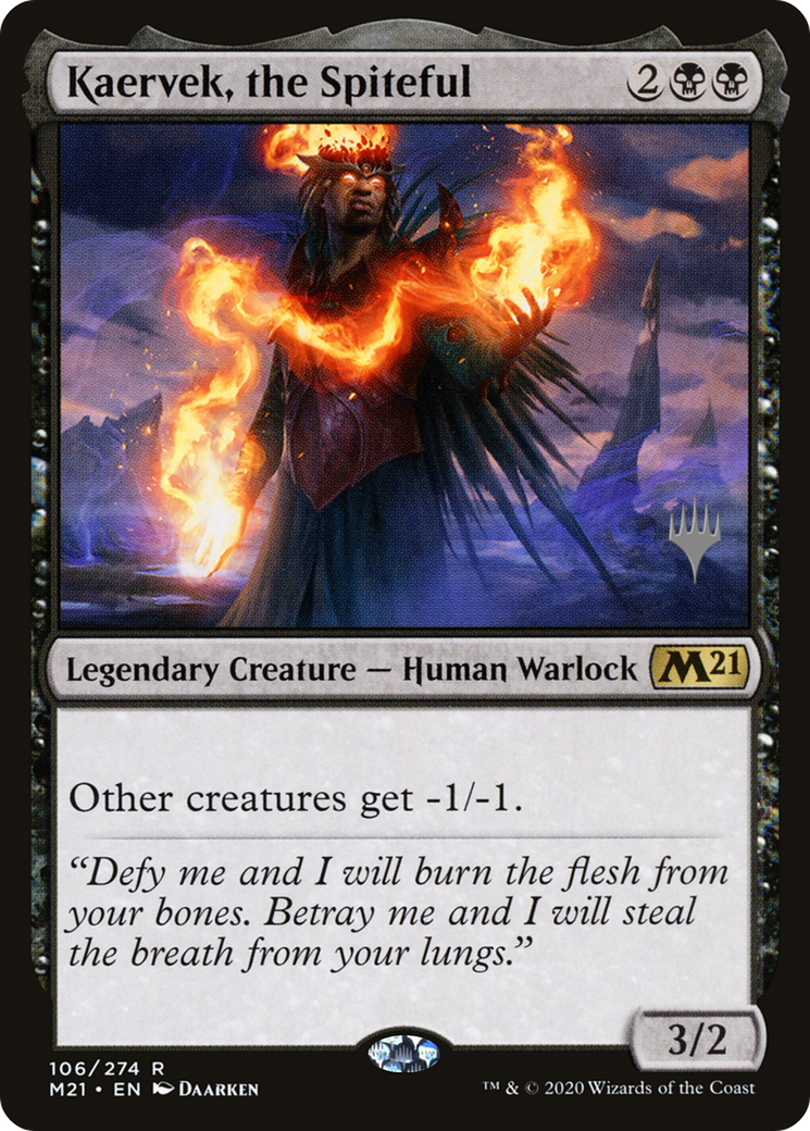 Kaervek, the Spiteful (PPM21-106P) [Core Set 2021 Promos] MTG Single Wizards of the Coast