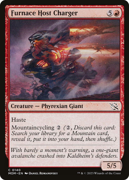 Furnace Host Charger (MOM-140) [March of the Machine] MTG Single Wizards of the Coast