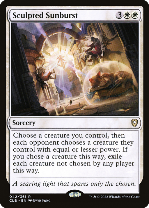 Sculpted Sunburst (CLB-042) [Commander Legends: Battle for Baldur's Gate] MTG Single Wizards of the Coast