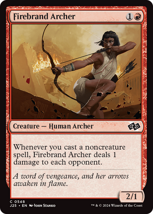 Firebrand Archer (J25-548) [Foundations Jumpstart] MTG Single Wizards of the Coast
