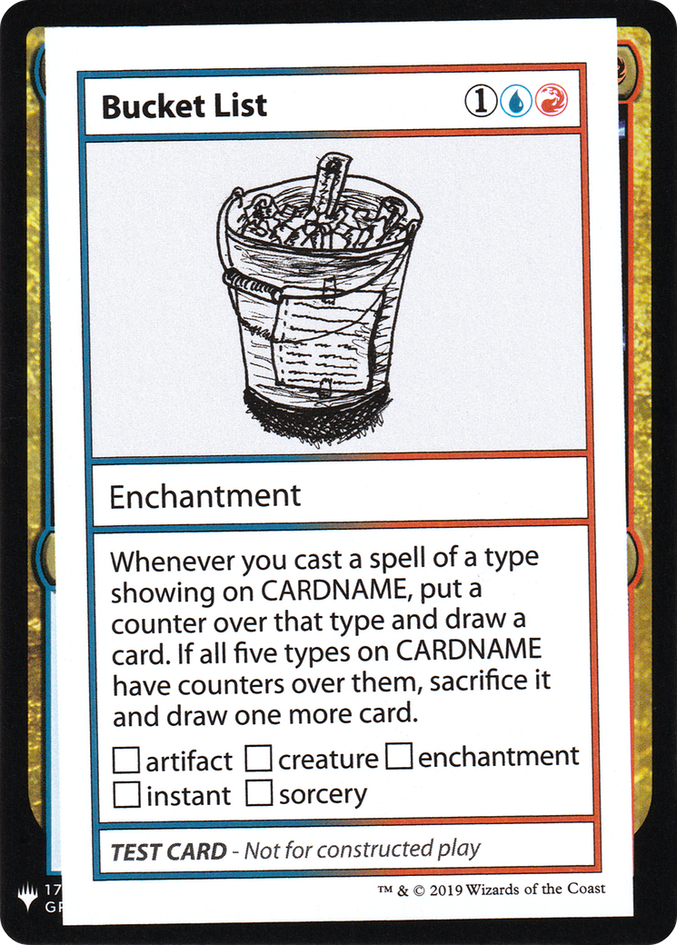 Bucket List (CMB1-) [Mystery Booster] Playtest Cards 2019 MTG Single Wizards of the Coast