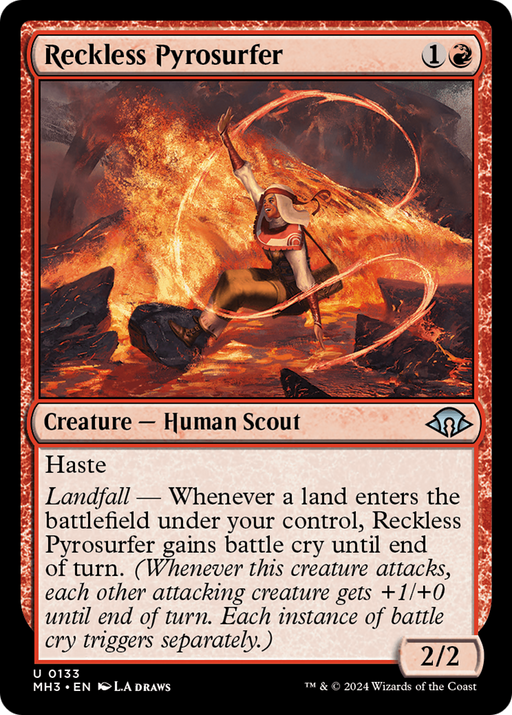 Reckless Pyrosurfer (MH3-133) [Modern Horizons 3] MTG Single Modern Horizons 3