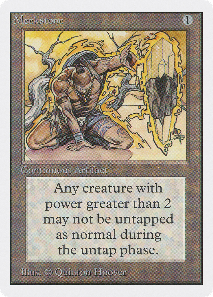Meekstone (2ED-) [Oldschool] Unlimited Edition MTG Single Wizards of the Coast