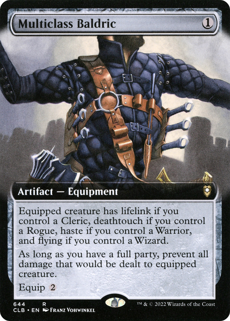 Multiclass Baldric (CLB-644) [Commander Legends: Battle for Baldur's Gate] (Extended Art) MTG Single Wizards of the Coast