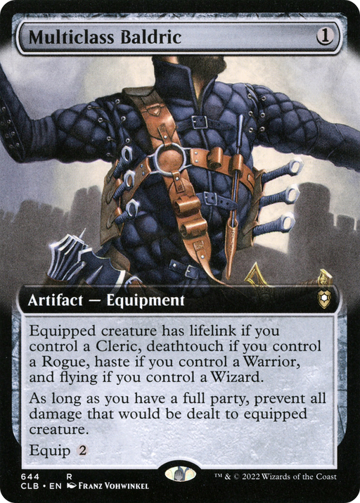 Multiclass Baldric (CLB-644) [Commander Legends: Battle for Baldur's Gate] (Extended Art) MTG Single Wizards of the Coast