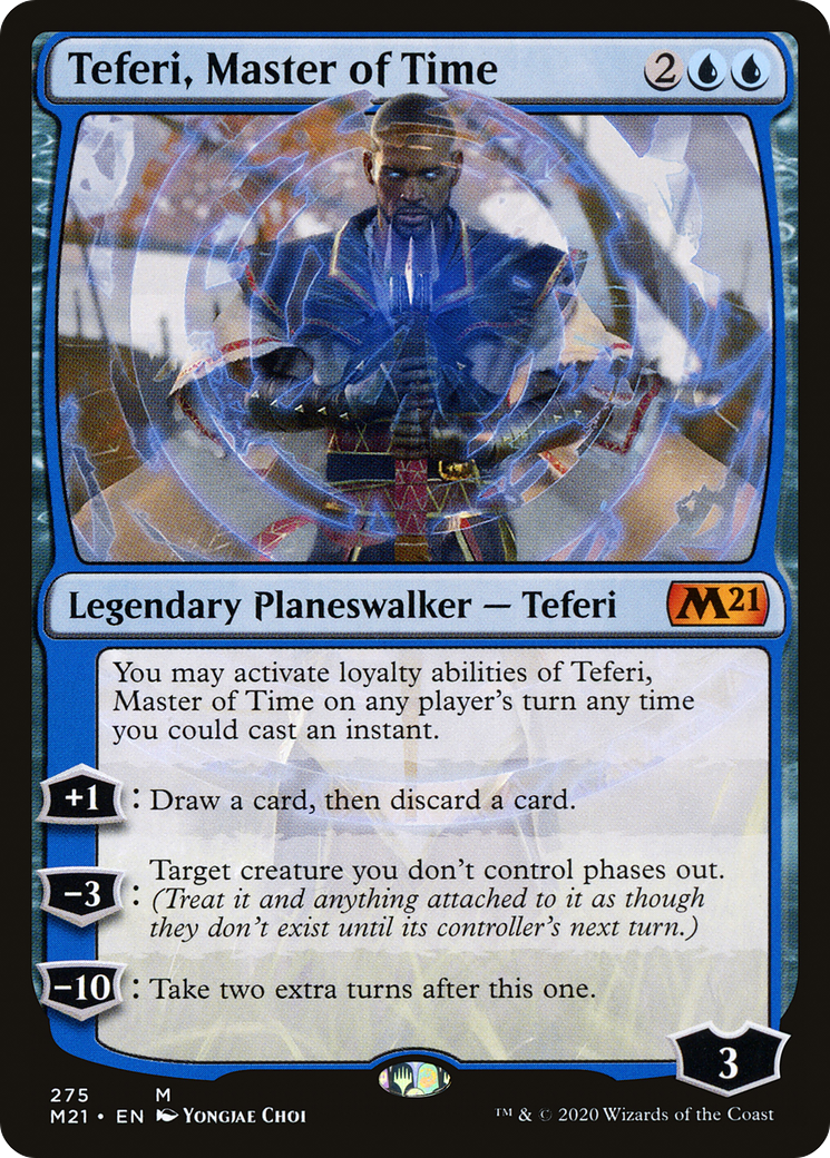 Teferi, Master of Time (275) (M21-275) [Core Set 2021] Foil MTG Single Wizards of the Coast