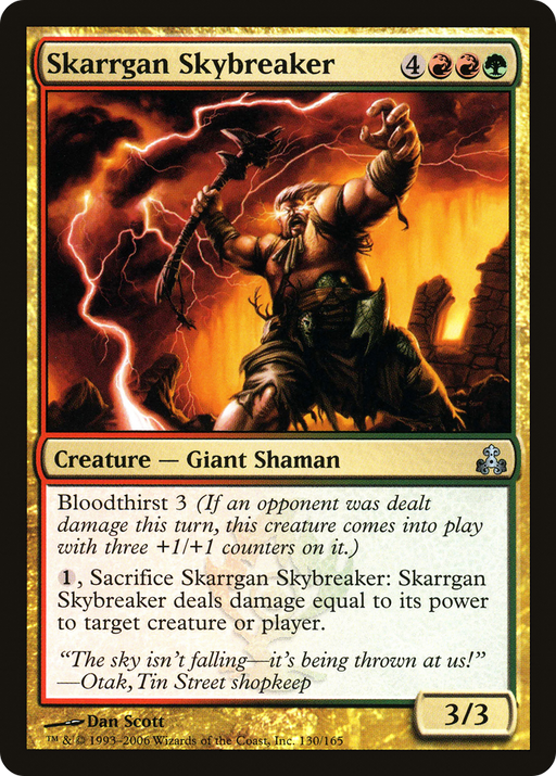 Skarrgan Skybreaker (GPT-130) [Guildpact] MTG Single Wizards of the Coast