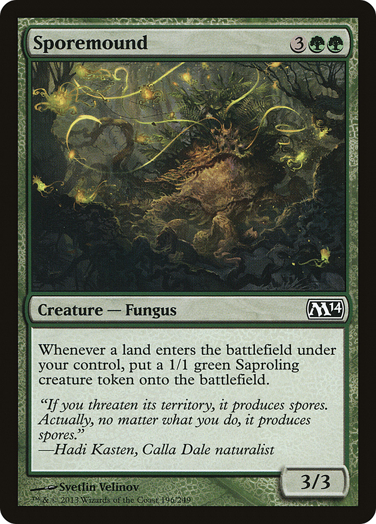 Sporemound (M14-196) [Magic 2014] Foil MTG Single Wizards of the Coast