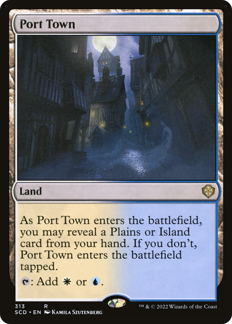 Port Town (SCD-313) [Starter Commander Decks] MTG Single Wizards of the Coast