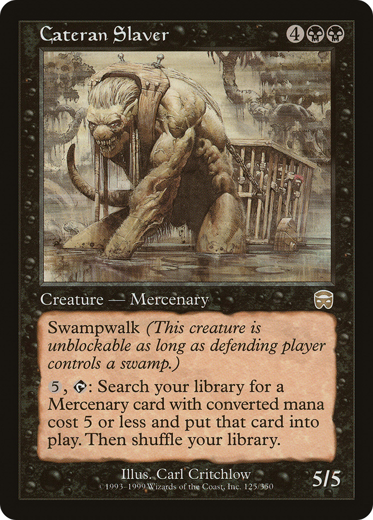 Cateran Slaver (MMQ-125) [Mercadian Masques] MTG Single Wizards of the Coast