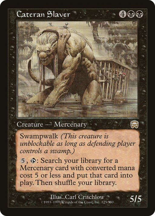 Cateran Slaver (MMQ-125) [Mercadian Masques] MTG Single Wizards of the Coast