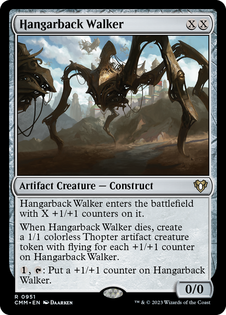 Hangarback Walker (CMM-951) [Commander Masters] MTG Single Wizards of the Coast