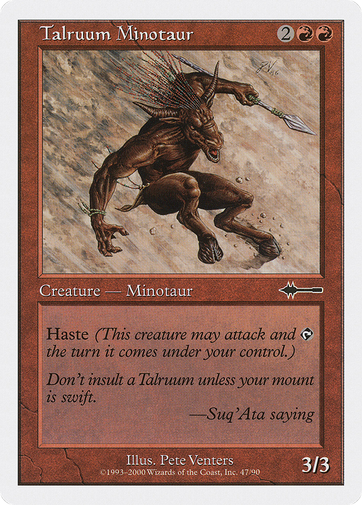 Talruum Minotaur (BTD-047) [Misc] Beatdown Box Set MTG Single Wizards of the Coast