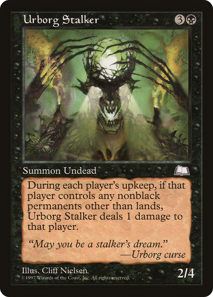 Urborg Stalker (WTH-085) [Weatherlight] MTG Single Wizards of the Coast