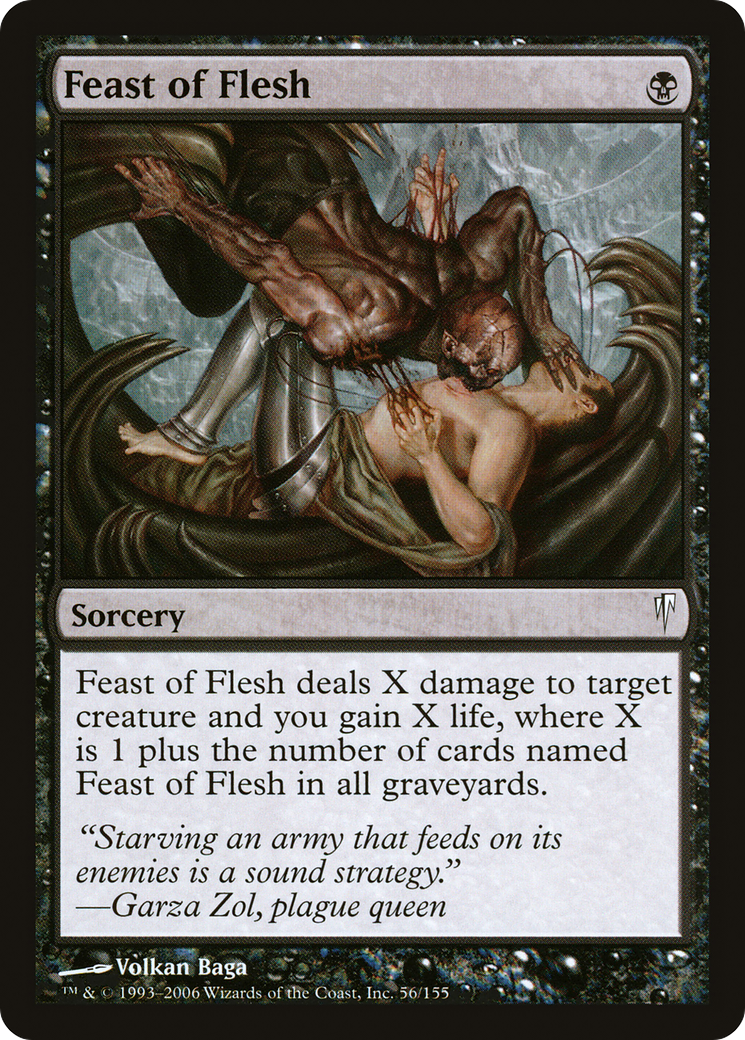 Feast of Flesh (CSP-056) [Coldsnap] Foil MTG Single Wizards of the Coast