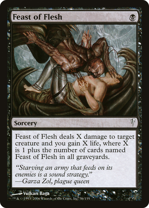 Feast of Flesh (CSP-056) [Coldsnap] MTG Single Wizards of the Coast