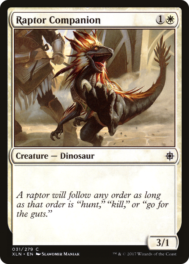 Raptor Companion (XLN-031) [Ixalan] Foil MTG Single Wizards of the Coast