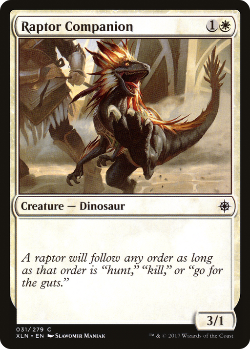 Raptor Companion (XLN-031) [Ixalan] MTG Single Wizards of the Coast