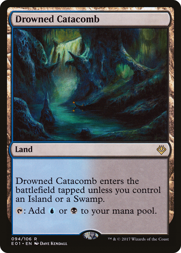 Drowned Catacomb (AC2-094) [Misc] Archenemy: Nicol Bolas MTG Single Wizards of the Coast