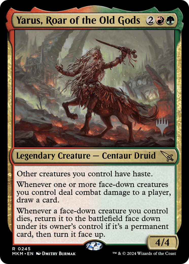Yarus, Roar of the Old Gods (PPMKM-245) [Murders at Karlov Manor Promos] MTG Single Wizards of the Coast